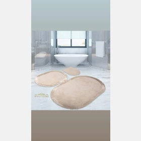 طقم دعسات حمام تركي 3 قطع مقاس 80*150
